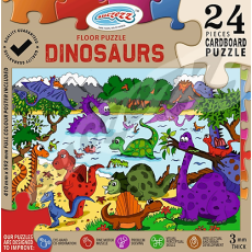 24 PCE DINOSAUR FLOOR PUZZLE (X-LARGE)                                                     